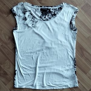 White House Black Market floral shirt